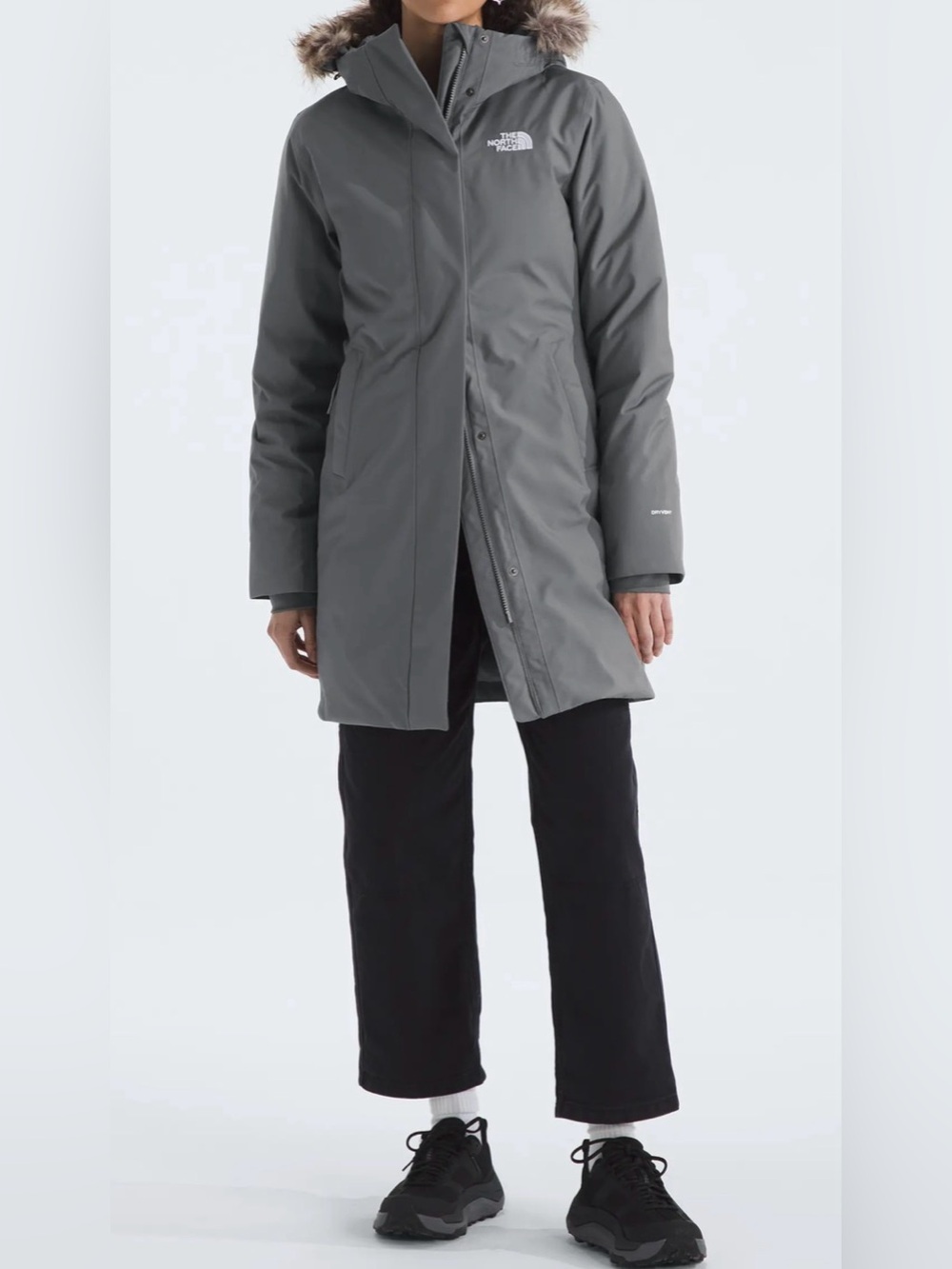 The North Face Women's Arctic Waterproof 600Fill-PowerDown Parka Faux Fur Trim-S